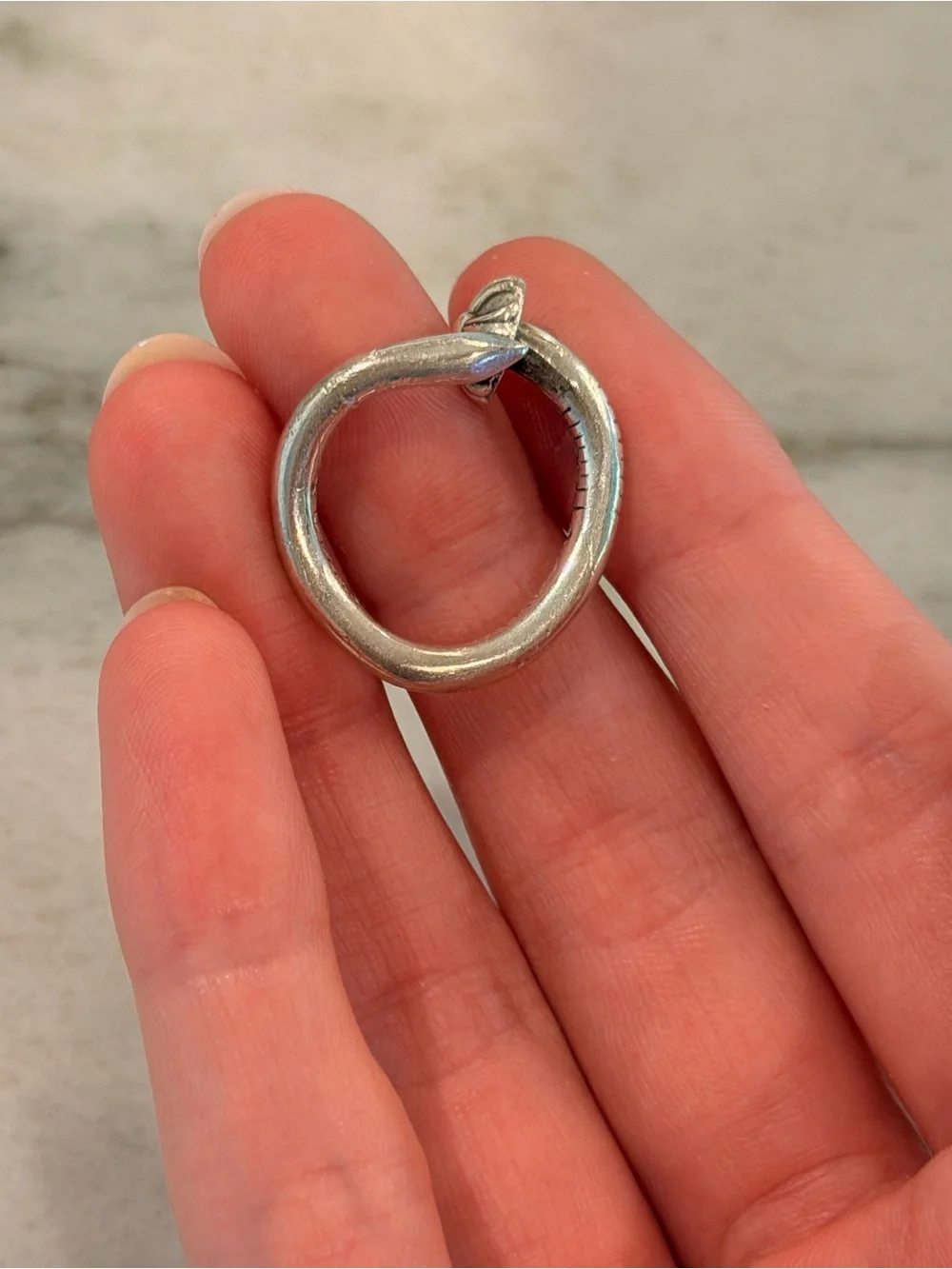 Chrome Hearts Forever Nail Ring Sterling Silver Size 6